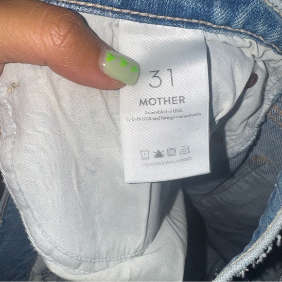 Mother Superior High Waisted Smokin Short Fray Resting Beach Face Size 31 - Picture 7 of 9